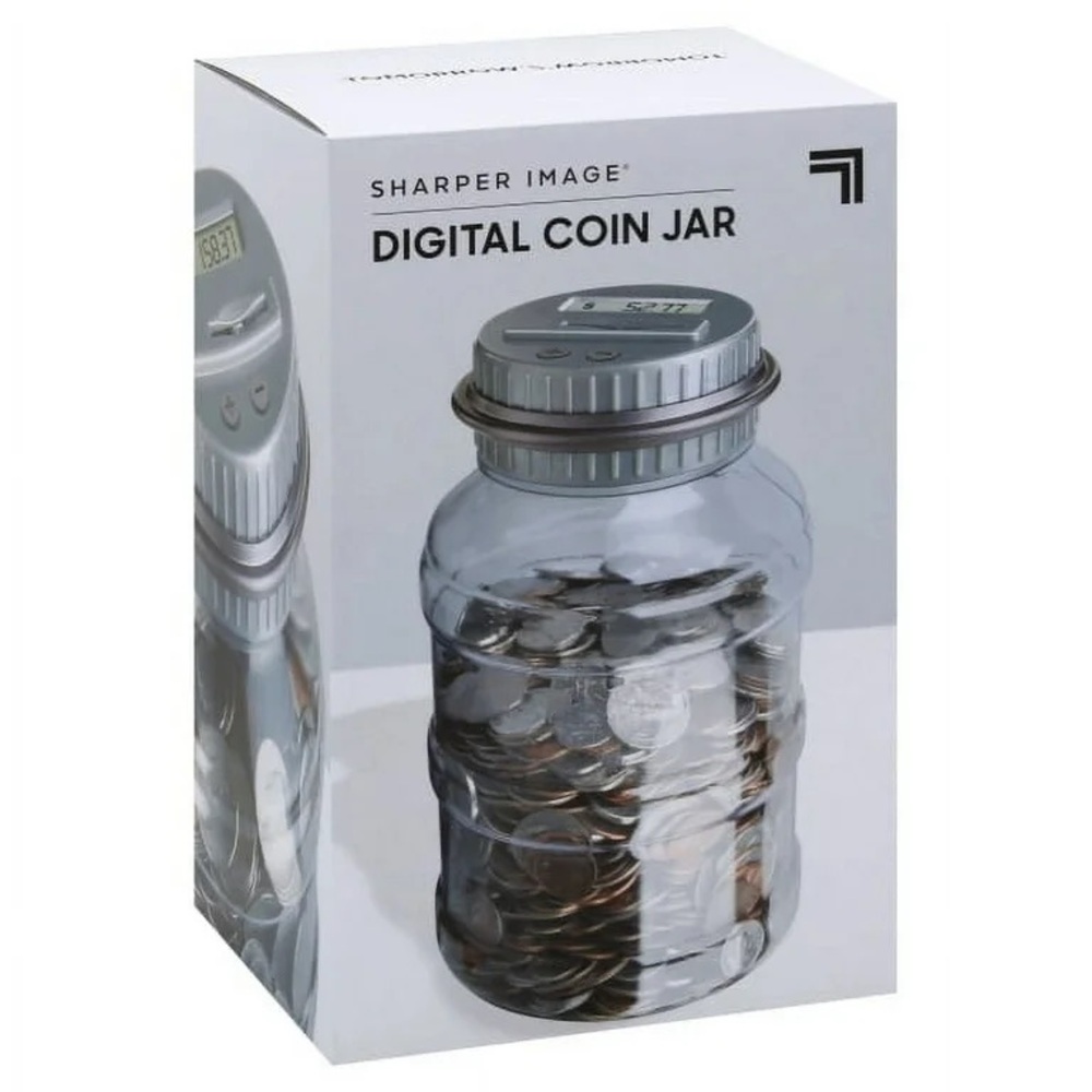 Sharper Image Digital Coin Jar